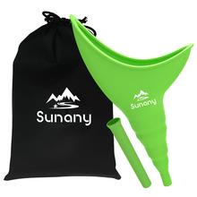 Load image into Gallery viewer, Female Urination Device,Reusable Silicone Female Urinal Foolproof Women Pee Funnel Allows Women to Pee Standing Up,Women's Urinal with Drawstring Bags is The Perfect Companion for Travel and Outdoor