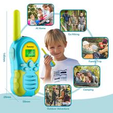 Load image into Gallery viewer, Sunany Walkie Talkies for Kids,Toys for 3-12 Year Old Boys Girls,2 Pack Kids Walkie Talkies Long Range 3 KMs with 22 Channels 2 Way Radio,Birthday Gifts for Children to Outside Adventure
