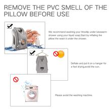 Load image into Gallery viewer, Sunany Inflatable Neck Pillow Used for Airplanes/Cars/Buses/Trains/Office Napping with Free Eye Mask/Earplugs , Small