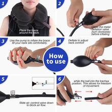 Load image into Gallery viewer, Cervical Neck Traction Device &Inflatable Adjustable Neck Stretcher Provide Neck Support Neck Traction and Neck Pain Relief,Neck Brace and Cervical Traction Device is The Neck Care Equipment