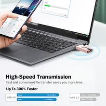 Load image into Gallery viewer, USB Flash Drive 128 GB for iPhone High Speed Memory Photo Stick 4 in 1 Thumb Drive Jump Drive Compatible with iPhone, iPad, MacBook, Android, Samsung, PC and More Devices