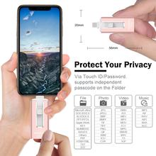 Load image into Gallery viewer, USB Flash Drive 128 GB for iPhone High Speed Memory Photo Stick 4 in 1 Thumb Drive Jump Drive Compatible with iPhone, iPad, MacBook, Android, Samsung, PC and More Devices
