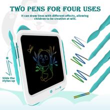 12" Colorful Toddler Scribbler Board Erasable LCD Writing Tablet Kids Drawing Pad Doodle Board Light Drawing Board Educational and Learning Toys Gifts for 3 4 5 6 7 8 Year Old Girls Boys