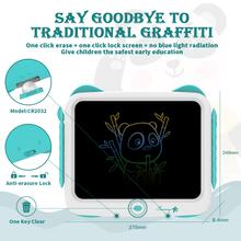 12" Colorful Toddler Scribbler Board Erasable LCD Writing Tablet Kids Drawing Pad Doodle Board Light Drawing Board Educational and Learning Toys Gifts for 3 4 5 6 7 8 Year Old Girls Boys