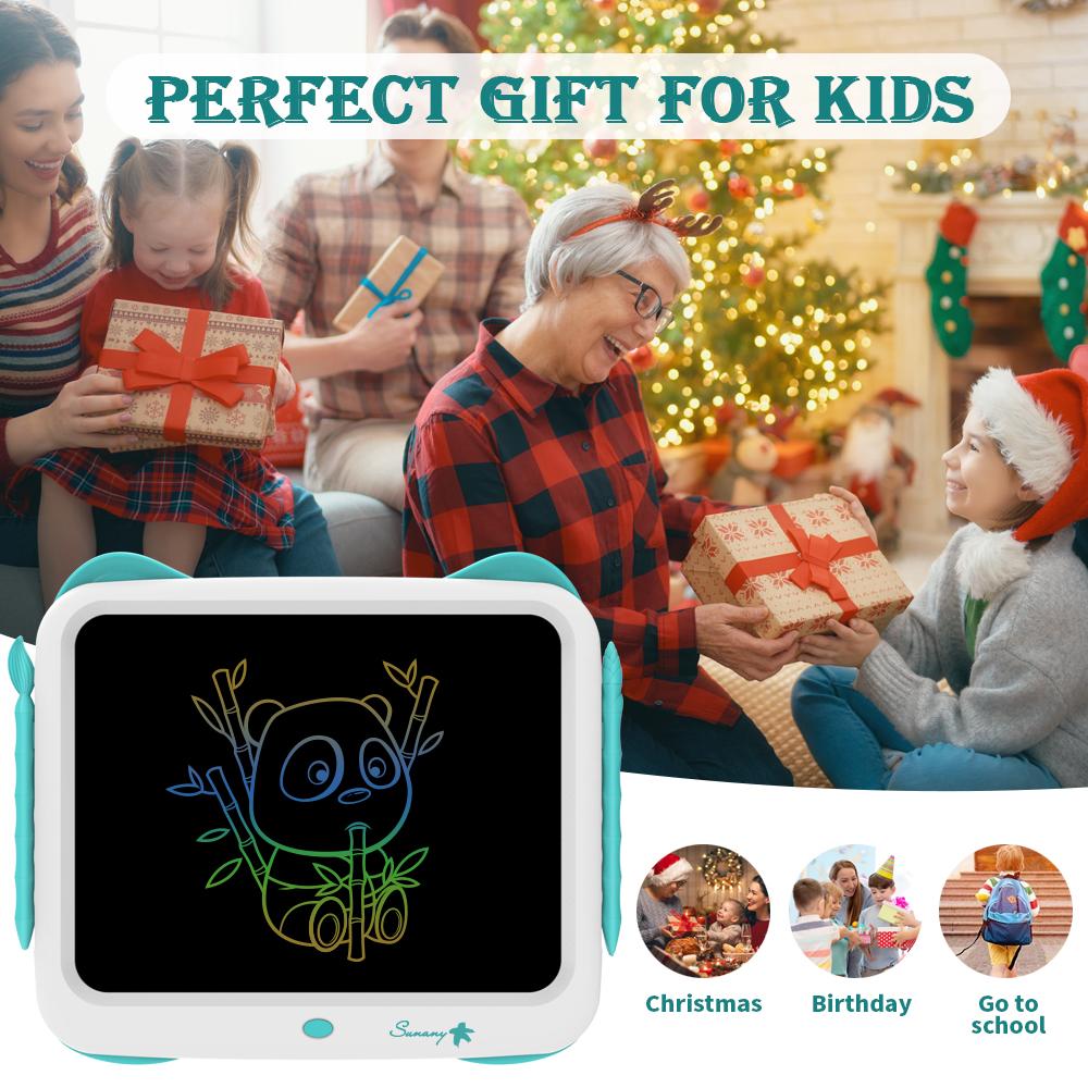 12" Colorful Toddler Scribbler Board Erasable LCD Writing Tablet Kids Drawing Pad Doodle Board Light Drawing Board Educational and Learning Toys Gifts for 3 4 5 6 7 8 Year Old Girls Boys